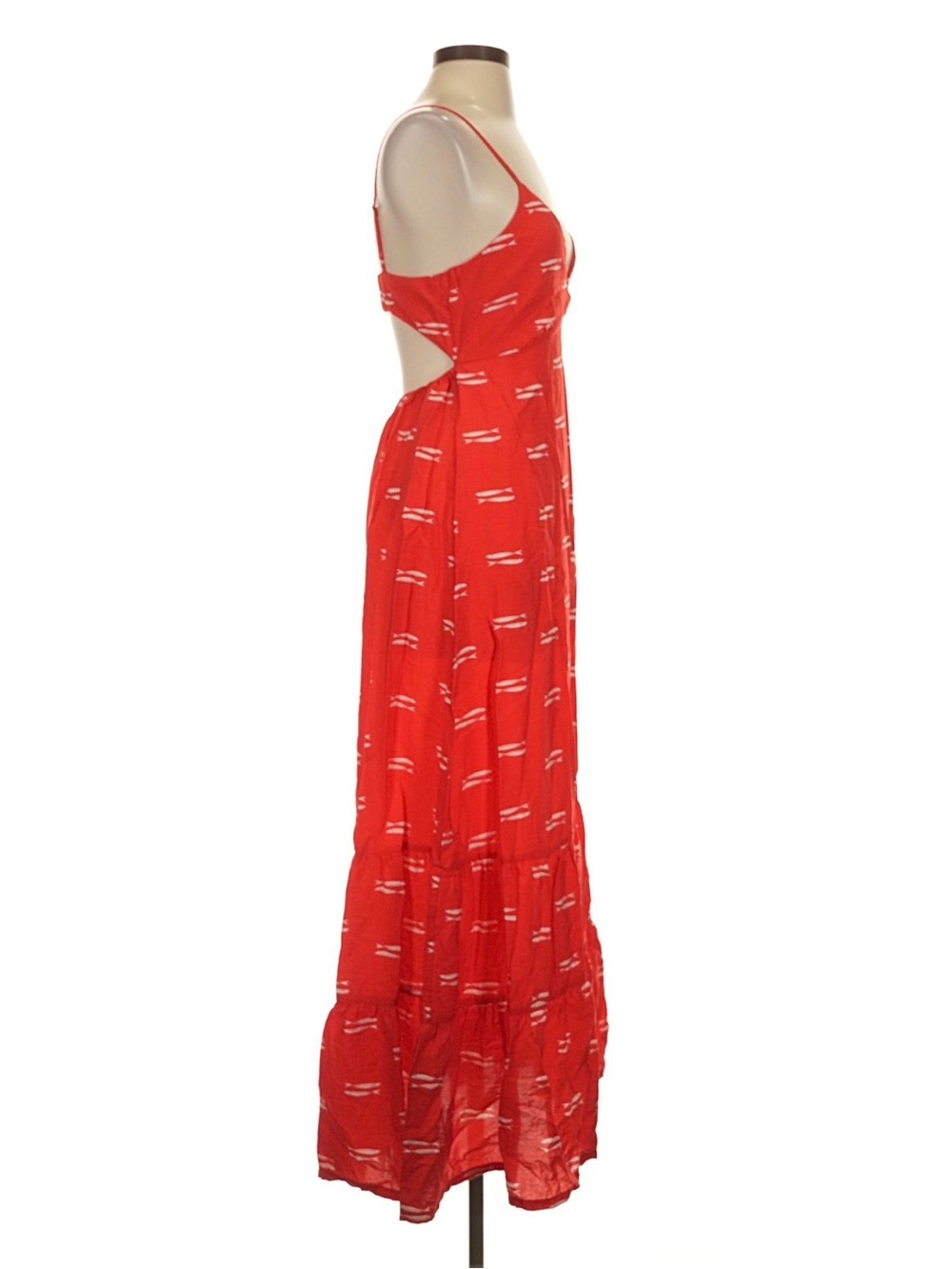 Red Cutout Maxi Dress - a new day